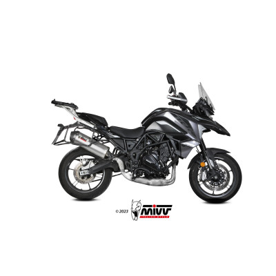 MIVV | Slip-on stainless exhaust EEC for BENELLI TRK 702 / X 2023-2025