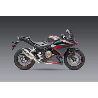 R-77 Stainless Slip-On Exhaust, w/ Stainless Muffler
