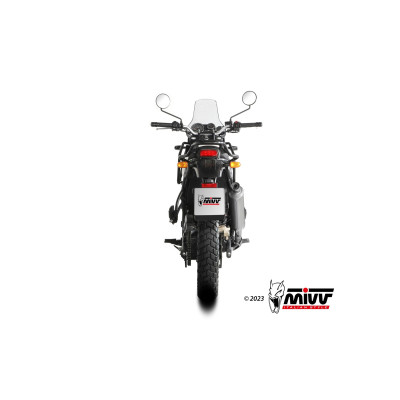 Terminale omologato in acciaio Dakar per Royal Enfield Himalayan 411 2021-2023