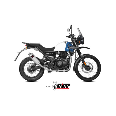 Slip-On stainless exhaust Dakar for Royal Enfield Himalayan 411 2021-2023