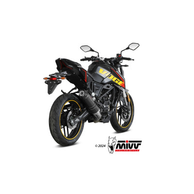 Full exhaust system GP carbon for Voge Brivido 125 R 2023-2024