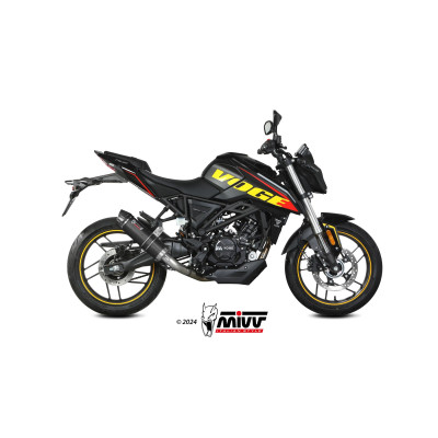 Scarico completo GP in carbonio per Voge Brivido 125 R 2023-2024