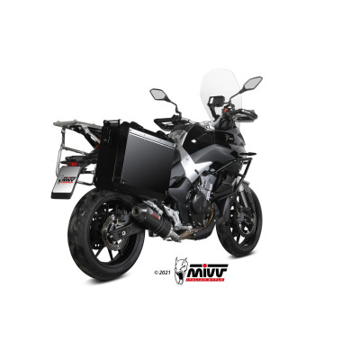 MIVV | Terminale omologato OVAL in carbonio per Voge Valico 500 DS / DSX 2021-2024