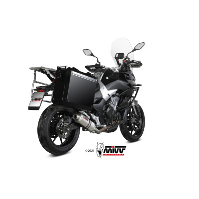 MIVV | Terminale omologato OVAL in acciaio per Voge Valico 500 DS / DSX 2021-2024