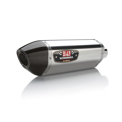 YOSHIMURA | Race R-77 Stainless Slip-On Exhaust, w/ Stainless Mufflers for Kawasaki ZX-14R 2012-2023