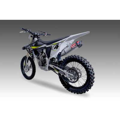 YOSHIMURA | RS-12 Stainless Full Exhaust, w/ Aluminum Muffler for Triumph TF 450