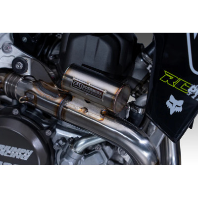 YOSHIMURA | RS-12 Stainless Full Exhaust, w/ Aluminum Muffler for Triumph TF 450