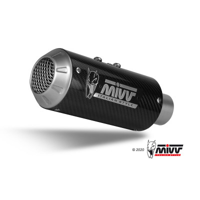 MIVV | Terminale omologato MK3 in carbonio per Kawasaki Z900 2025 -