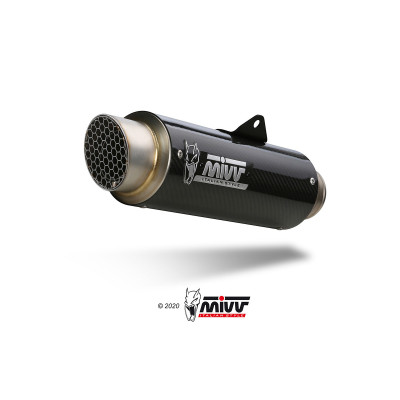 MIVV | Terminale omologato GP PRO in carbonio per Kawasaki Z900 2025 -