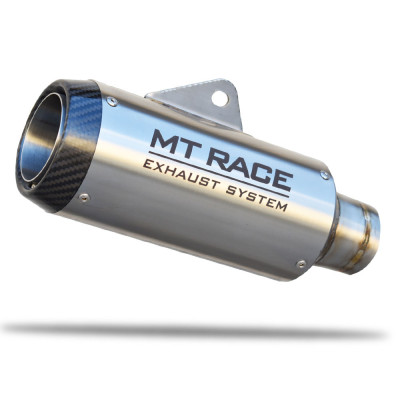 MT RACE | Scarico completo GP-2 race in acciaio satinato per Aprilia RS 457 2023-
