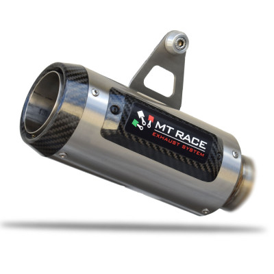 MT RACE | Scarico completo GP-3 race in acciaio satinato per Aprilia RS 457 2023-