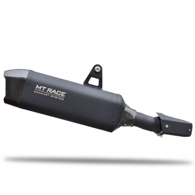MT RACE | Slip-on EEC approved MAGNUM BLACK steel for BMW R 1200 GS 2013-