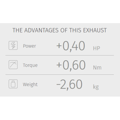 MIVV | Slip-On exhaust DOUBLE GUN Stainless Black for Benelli 502C 2019-2024