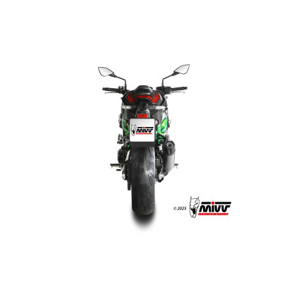 MIVV | Slip-On exhaust AK-1 Titanium for Kawasaki Z900 2025 -