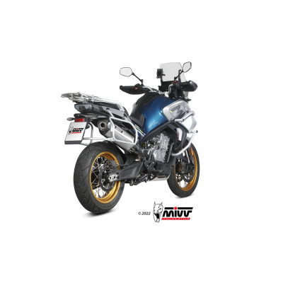 MIVV | Terminale omologato SPEED EDGE in acciaio per CF MOTO 800 MT 2022-2025