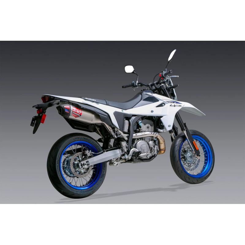 YOSHIMURA | Terminale Slip-on RS-12 in acciaio per Suzuki DR-Z4 S / SM 2025 -