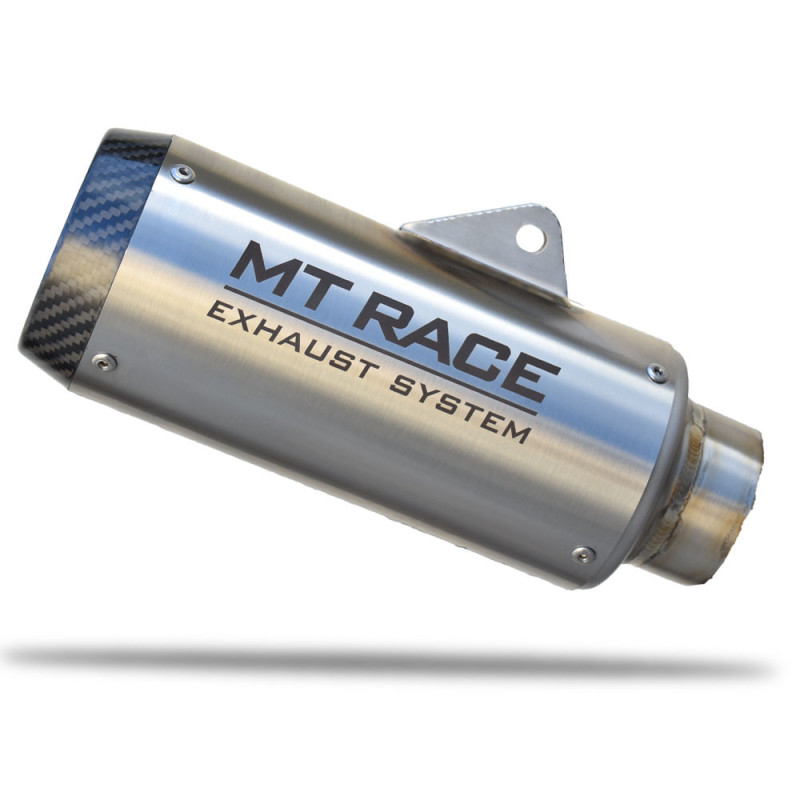MT RACE | Complete GP-2 race exhaust in satin steel for Aprilia RS 660 / Tuono 660 2020-