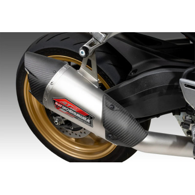 YOSHIMURA | AT2 Stainless Slip-On Exhaust, w/ Stainless Muffler Honda CB 1000 2025