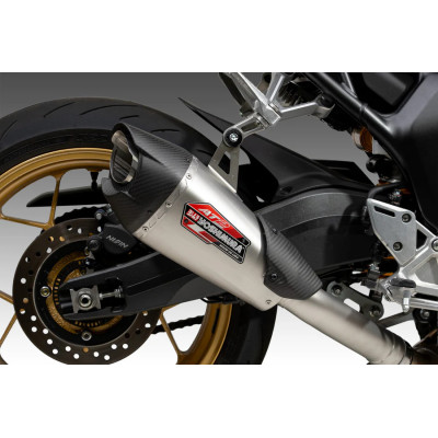 YOSHIMURA | AT2 Stainless Slip-On Exhaust, w/ Stainless Muffler Honda CB 1000 2025