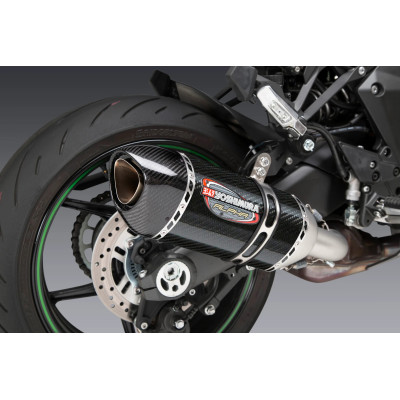 NINJA 1000SX 2020 ALPHA STAINLESS SLIP-ON EXHAUST, W/ CARBON FIBER MUFFLER