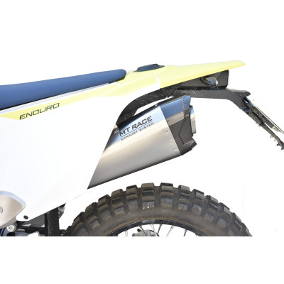 MT RACE | Stainless steel Slip-on MT1 for Husqvarna 701 2019-2025