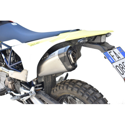 MT RACE | Terminale MT1 in acciaio per Husqvarna 701 2019-2025