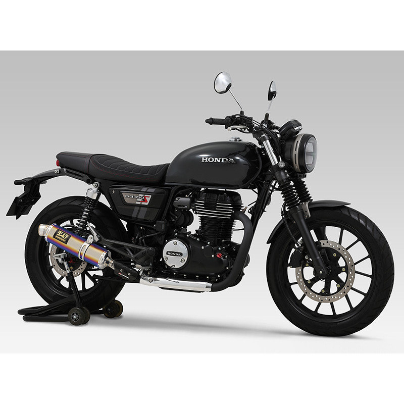 YOSHIMURA | Terminale Slip-on GP-MAGNUM105 per Honda GB350S 2021-2025 (Titanio Blu)