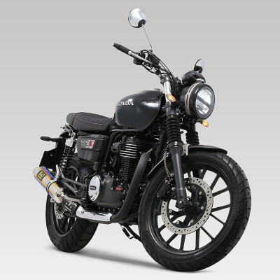 YOSHIMURA | Terminale Slip-on GP-MAGNUM105 per Honda GB350S 2021-2025 (Titanio Blu)