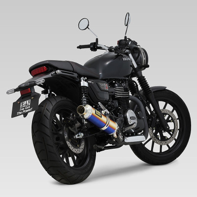 YOSHIMURA | Slip-on GP-MAGNUM105 for Honda GB350S 2021-2025 (Stainless Titanium Blue)
