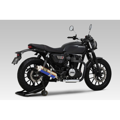 YOSHIMURA | Terminale Slip-on GP-MAGNUM105 per Honda GB350S 2021-2025 (Titanio Blu)