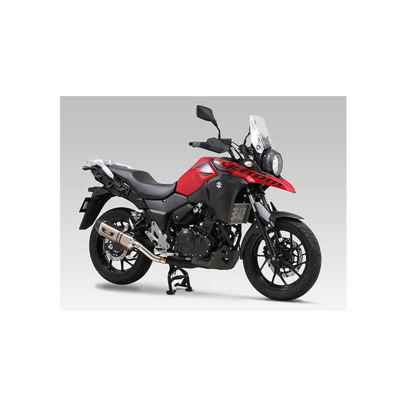 YOSHIMURA | Terminale Slip-on R-77S per Suzuki V-Strom 250 2017 -  (Titanio Blu)