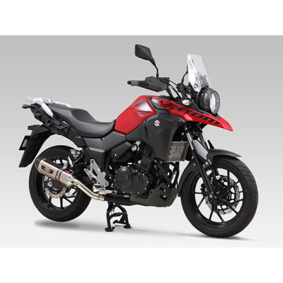 YOSHIMURA | Slip-on R-77S Suzuki V-Strom 250 2017 -  (Titanium Blue)
