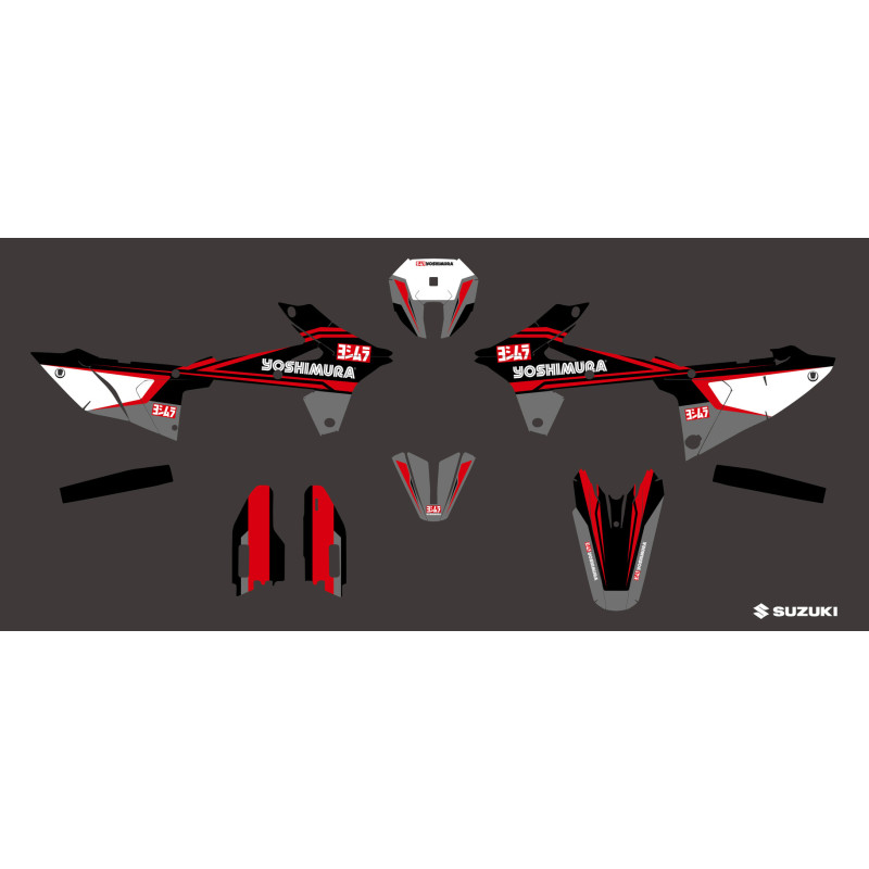 YOSHIMURA | Kit grafiche per Suzuki DR-Z4 S / SM 2025-2026