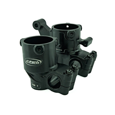 K-TECH | Piedini forcella ricavati dal pieno + 10mm per Honda CRF 250 / 450 2025-2027