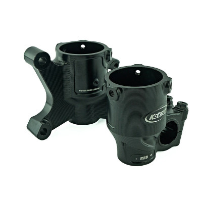 K-TECH | Piedini forcella ricavati dal pieno + 10mm per Honda CRF 250 / 450 2025-2027