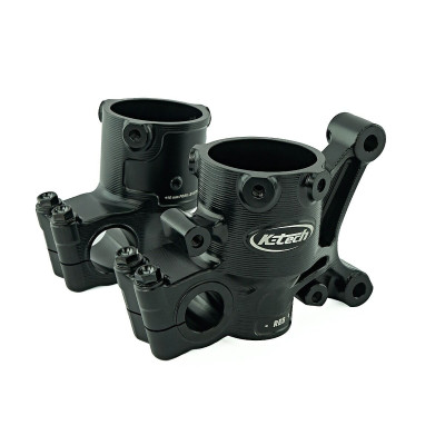 K-TECH | Piedini forcella ricavati dal pieno + 10mm per Honda CRF 250 / 450 2025-2027