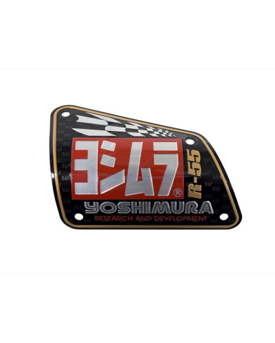 YOSHIMURA MUFFLER NAME BADGE R55