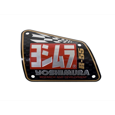 YOSHIMURA MUFFLER NAME BADGE R55