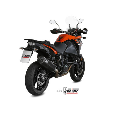 Scarico Mivv Speed Edge Black inox nero per KTM 1090 ADVENTURE 2017-2018