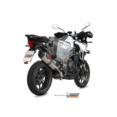 Scarico Mivv Speed Edge inox per Triumph Tiger Explorer 1200 2016-