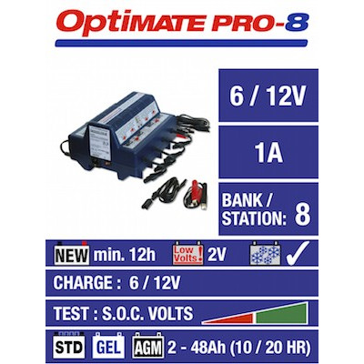 Caricabatterie TecMate Optimate PRO-8