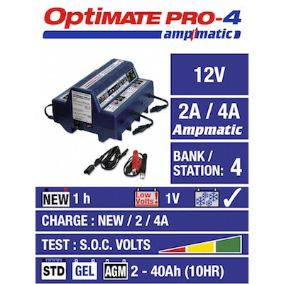 Caricabatterie TecMate Optimate PRO-4