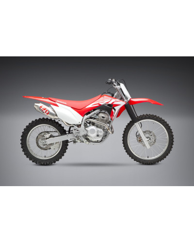 CRF250F 19-21 YOSHIMURA RS-2 STAINLESS FULL EXHAUST, W/ ALUMINUM MUFFLER