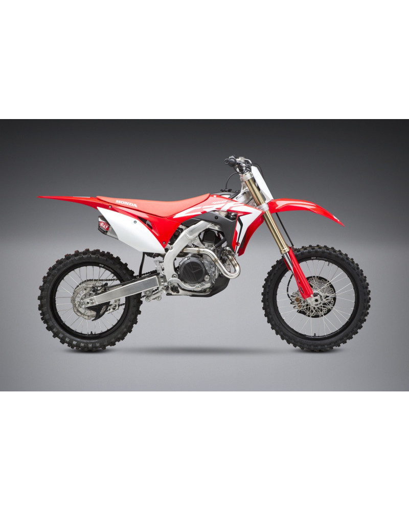 Doppio scarico completo Yoshimura RS-9T acciaio/acciaio per CRF450R/RX 2017-2020