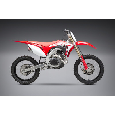 Doppio scarico completo Yoshimura RS-9T acciaio/acciaio per CRF450R/RX 2017-2020