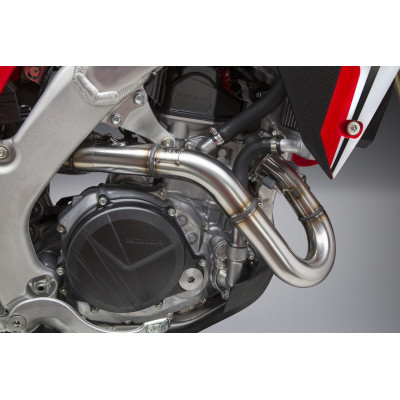 Doppio scarico completo Yoshimura RS-9T acciaio/acciaio per CRF450R/RX 2017-2020