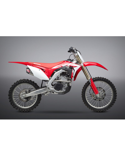 Doppio scarico completo Yoshimura RS-9T Acciaio/Acciaio per Honda CRF250R 2018-2021