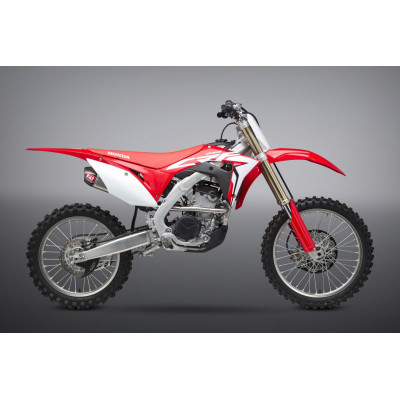 Doppio scarico completo Yoshimura RS-9T Acciaio/Acciaio per Honda CRF250R 2018-2021