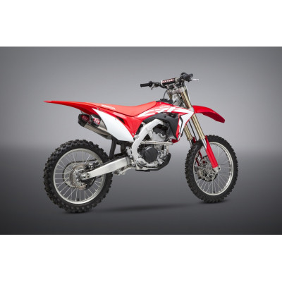 Doppio scarico completo Yoshimura RS-9T Acciaio/Acciaio per Honda CRF250R 2018-2020