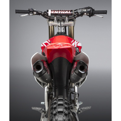 Doppio scarico completo Yoshimura RS-9T Acciaio/Acciaio per Honda CRF250R 2018-2020